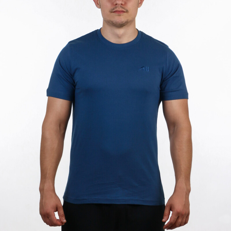 Austral Men's Neck T-shirt - Navy Marino