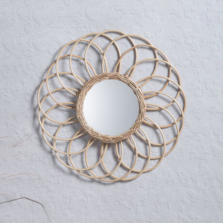 Espejo De Pared Flor N4 Grande Espejo De Pared Flor N4 Grande