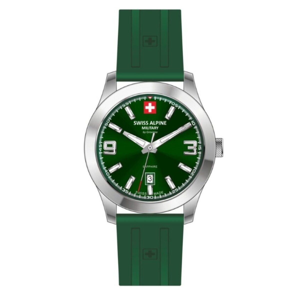 Reloj Swiss Alpine Military Combat Pro 7056.1834 para hombre - Verde 