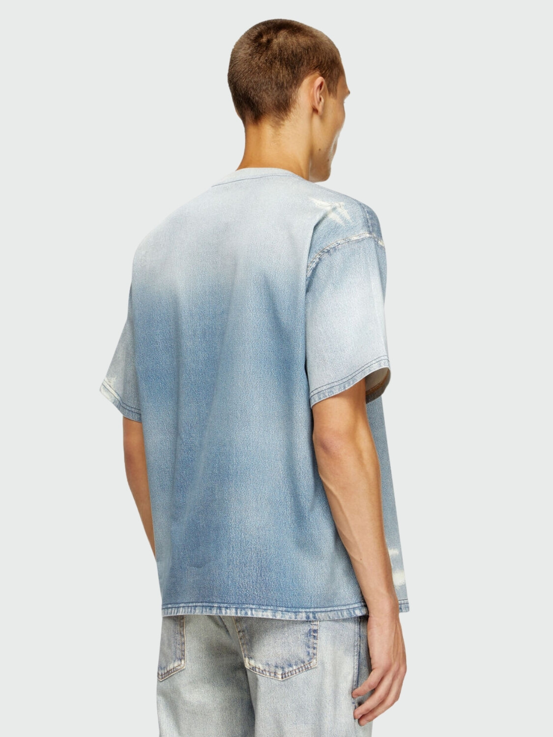 DIESEL - Remera D Box Jogg Blanco