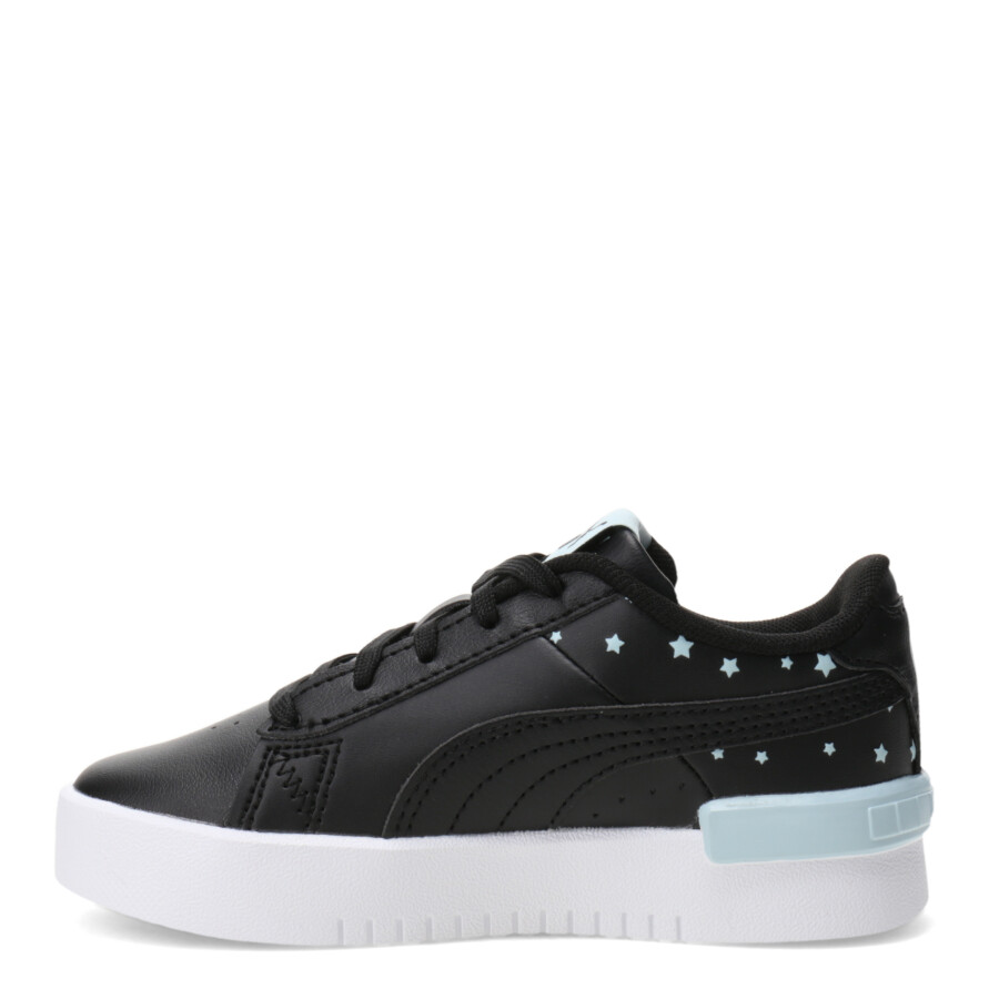 Championes Infantiles Puma Jada Star Negro - Celeste