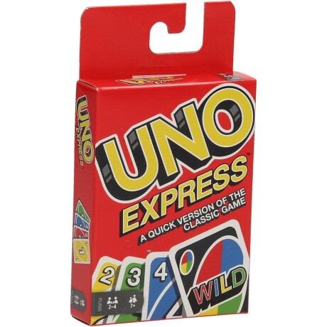 Uno Express Juego De Cartas Rápido Original Uno Express Juego De Cartas Rápido Original