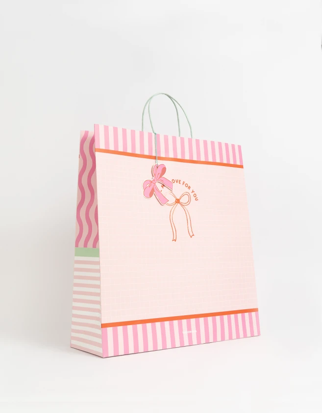 Accesorios Regalos Estampados Bolsa De Regalo Extra Grande Estampada - Combinacion Multicolor