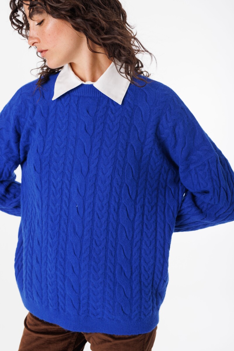 Sweater Barroco Azul