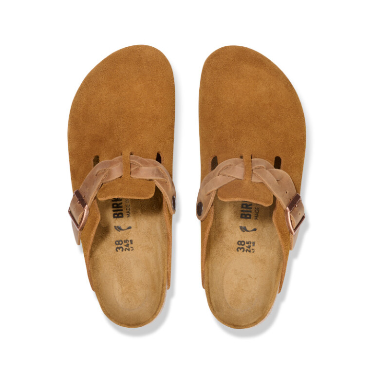 Zueco Boston LEVE Braided Mink Brown