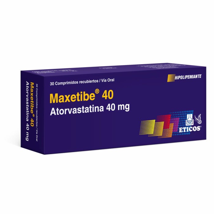 MAXETIBE 40 MG. CJ X 30 COMP. única