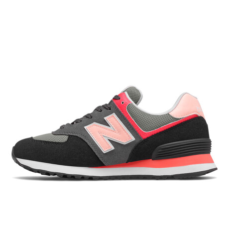 Championes New Balance de Dama - WL574ST2 BLACK/PINK