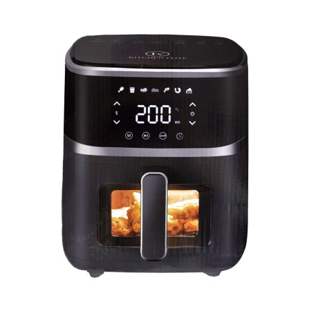 FREIDORA SIN ACEITE 5.2LT 1400W PANEL DIGITAL CON VISOR 7 FUNC COCCION FREIDORA SIN ACEITE 5.2LT 1400W PANEL DIGITAL CON VISOR 7 FUNC COCCION