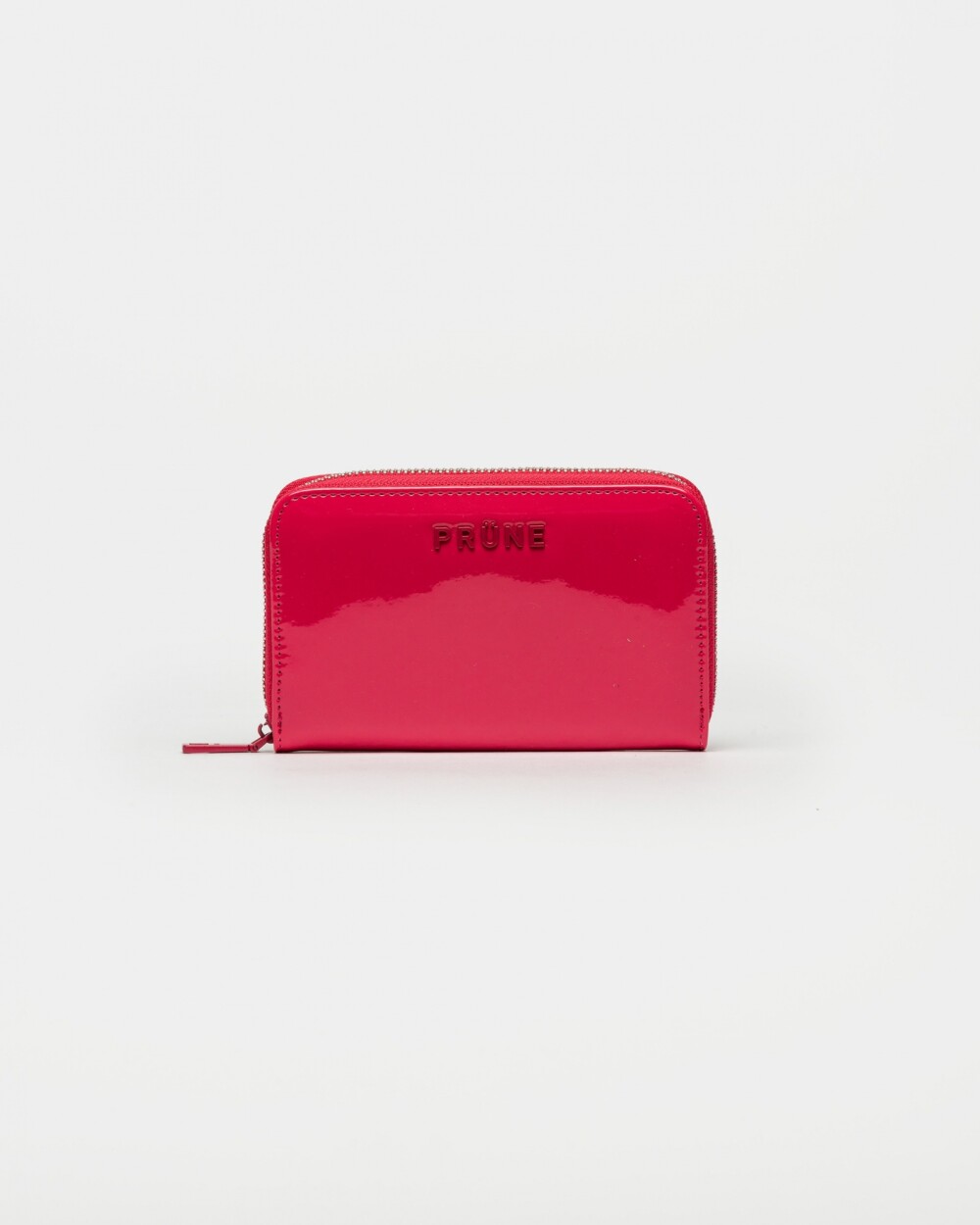 Billetera New Glam En Efecto Cuero Charol Fucsia