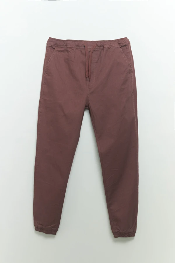 Pantalón jogger Marrón