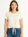 Remera Santosi Crudo / Natural