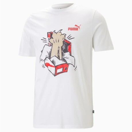 Remera de Hombre Puma Graphics Blanco