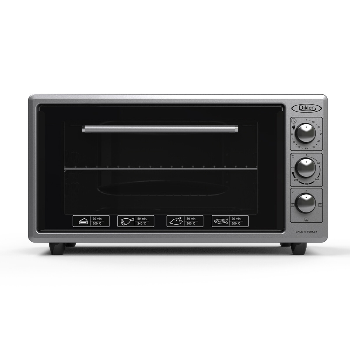 Horno eléctrico Dikler 42 Lt. Q-5 inox. 