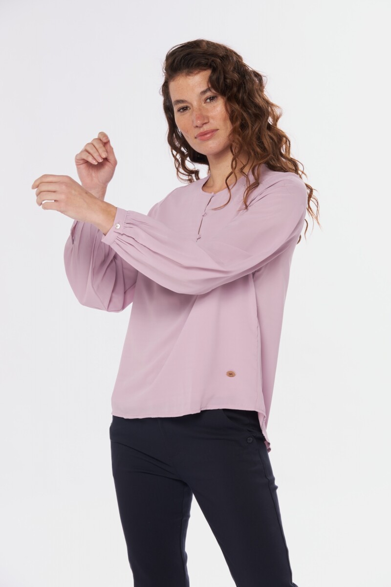 BLUSA MANGA LARGA - Rosa 