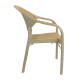 Set x2 Sillas con apoya brazos BEIGE