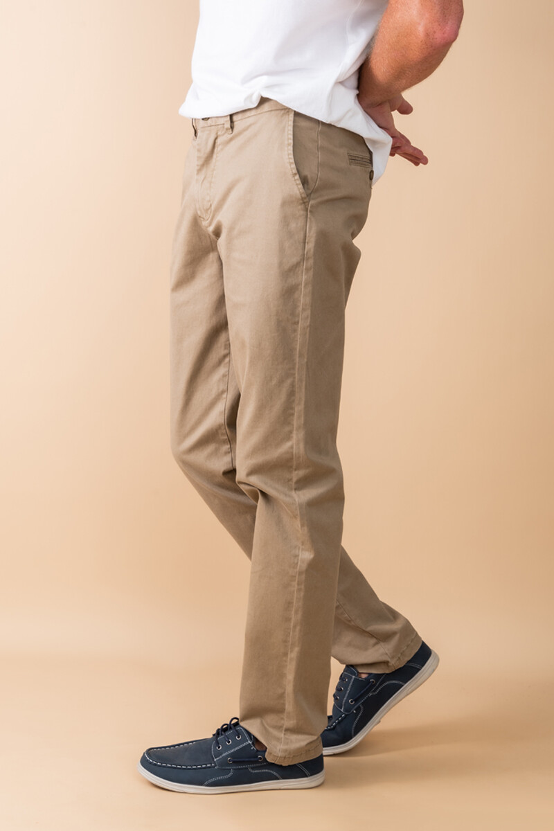 Pantalón chino Beige