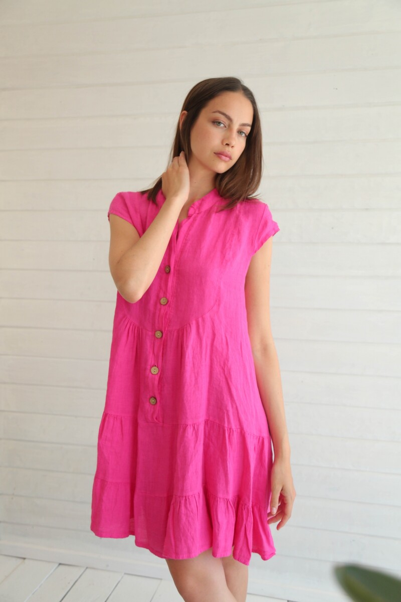 Vestido New Milena - Fucsia 