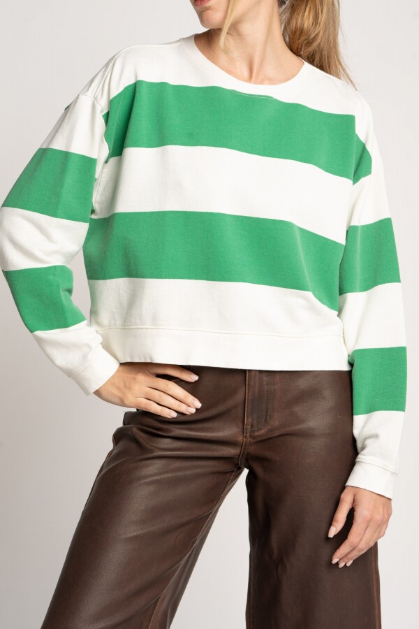 Sweater Rayado Verde