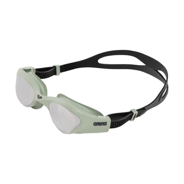 Lentes De Natacion Entrenamineto Unisex Adulto Arena The One Goggles Ahumado, Jade y Negro