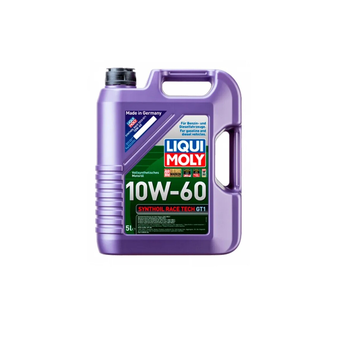 ACEITE 10W60 LIQUI MOLY RACE TECH GT1 5LT 