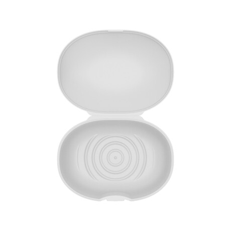 JABONERA PLASTICO BLANCO 10,5X8CM