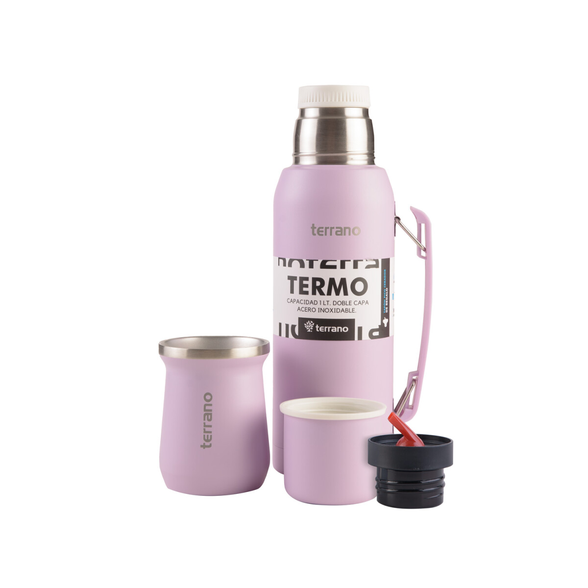 Set Acero 1Lt. Terrano - Lila 