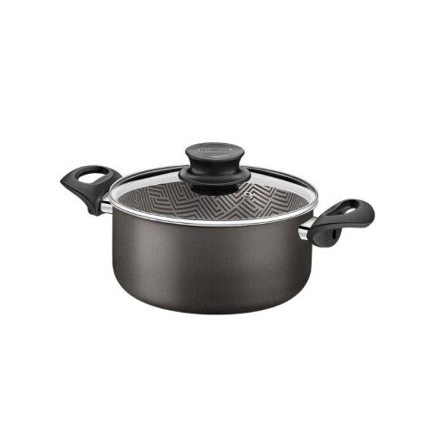 OLLA C/ASAS 26CM STARFLON PARIS TRAMONTINA TAPA DE TEFLON Gris