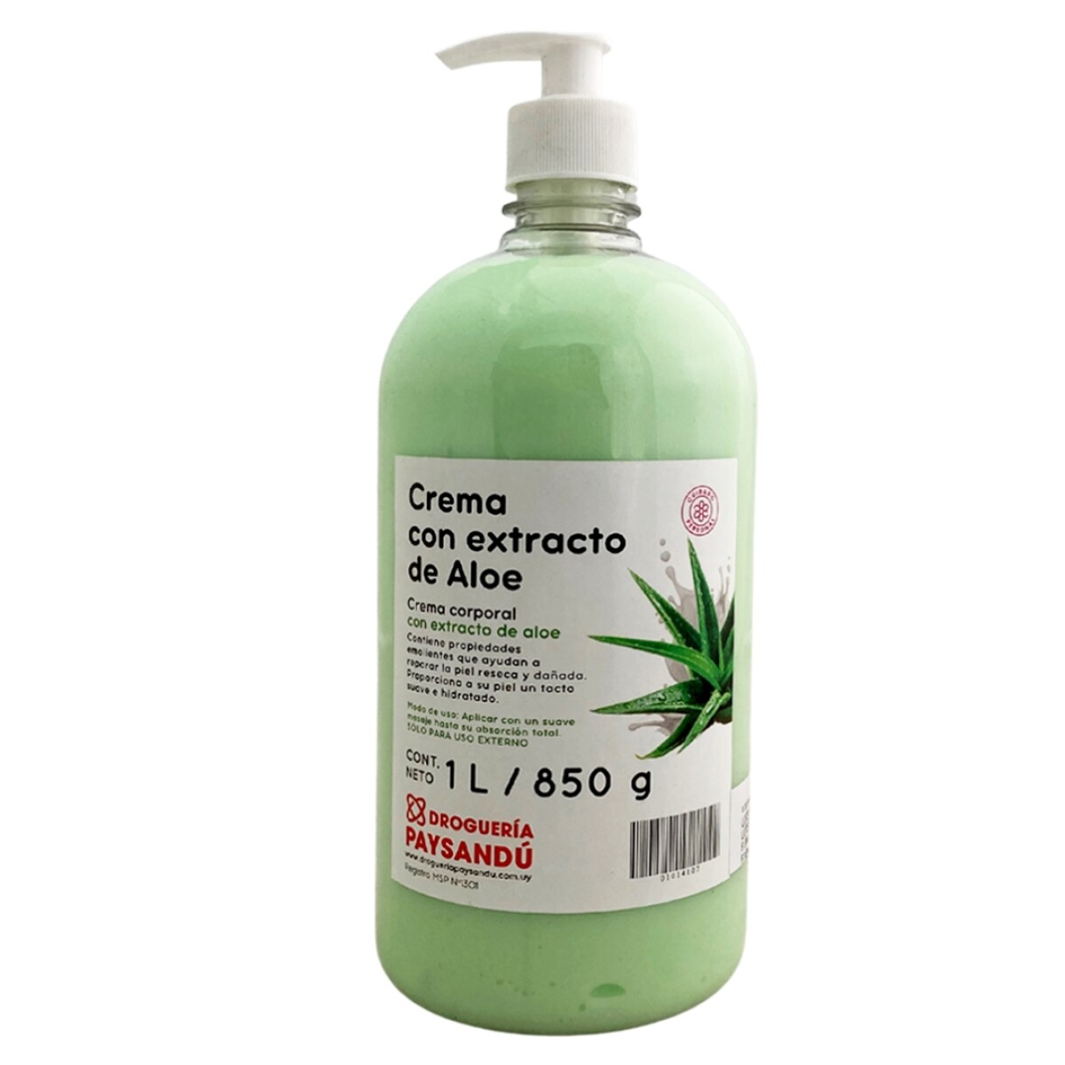 Crema con Aloe - 1 L 