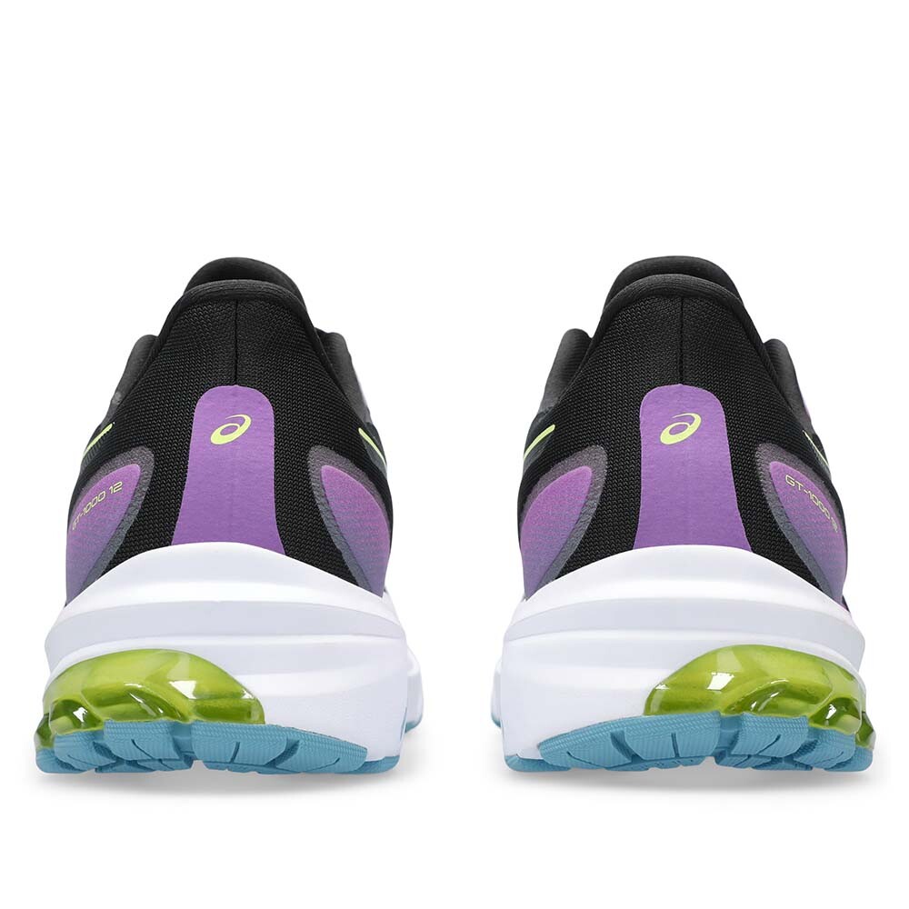 Zapatillas Running GT-1000 12 Mujer Black/glow Yellow