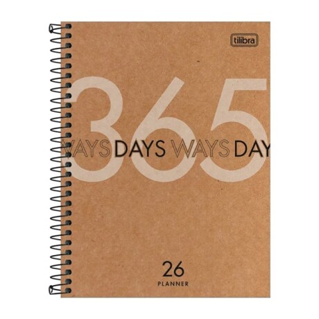 Agenda Tilibra 2026 Kraftwork Diseño 1