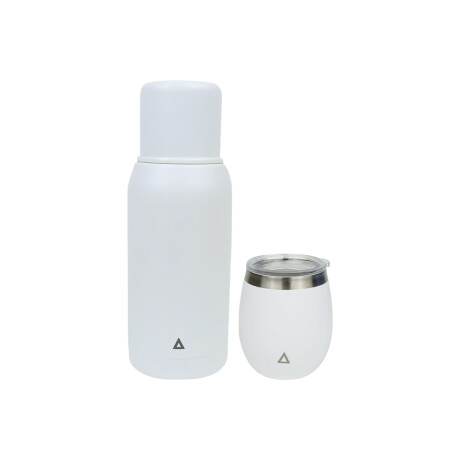 Kit Mate Y Termo 750 Ml Blanco Kit Mate Y Termo 750 Ml Blanco