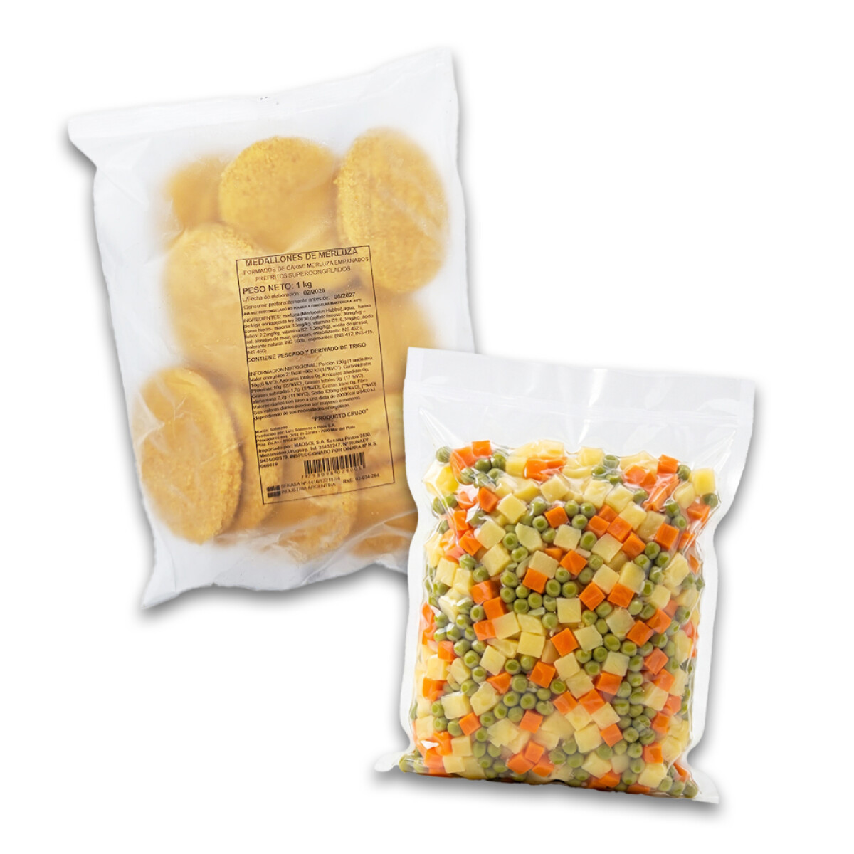 Medallon Merluza 1k Solimero + Rusa 1k 