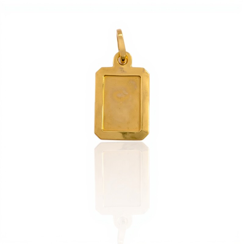 Dije Identidad-Oro bajo-Sin piedra-CP8710 sinpiedra