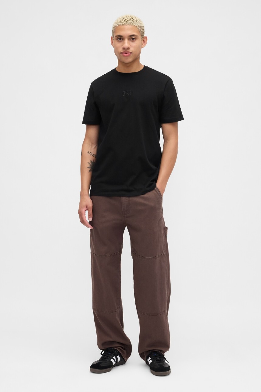 Remera Mini Logo Gap Hombre Black