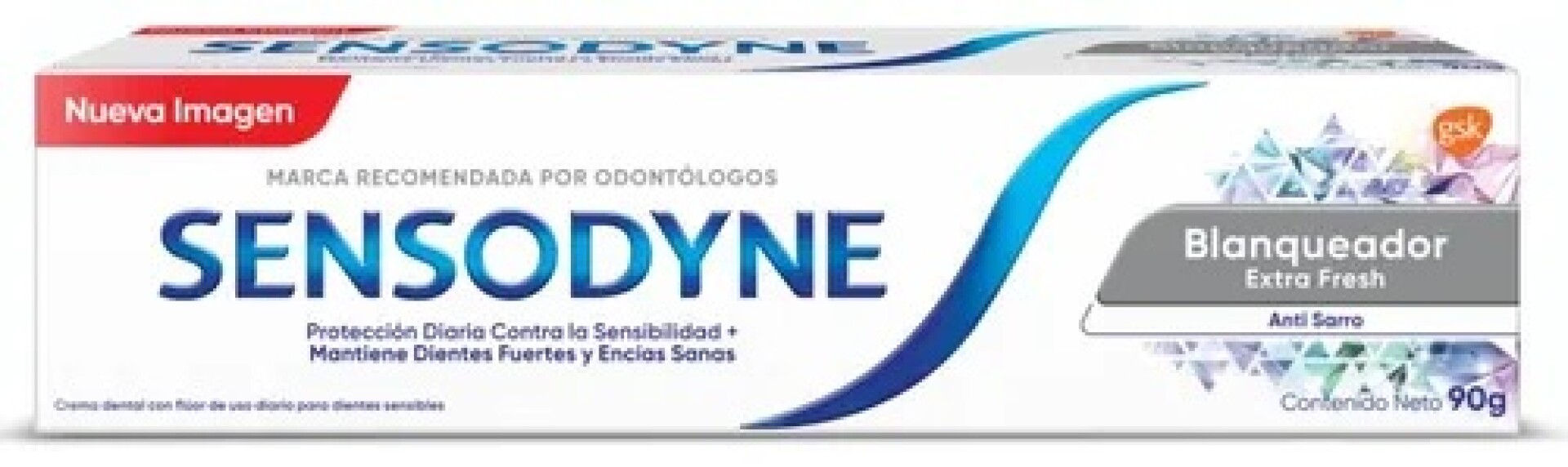 Pasta de Dientes Sensodyne Blanqueador Extra Fresh 90 g 