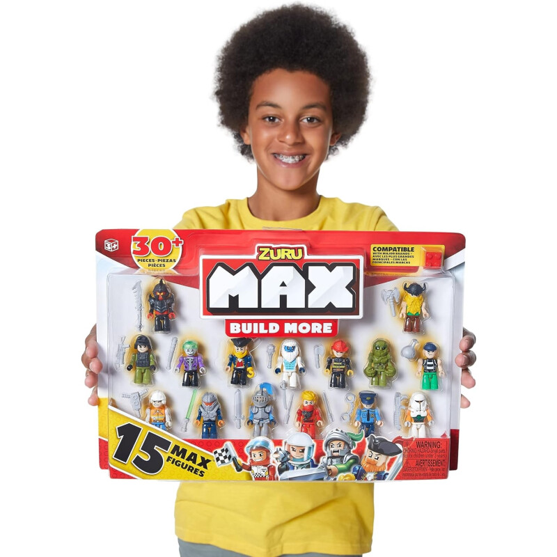 Zuru MAX Build More - Figuras pequeñas, 15 Figuras Zuru MAX Build More - Figuras pequeñas, 15 Figuras
