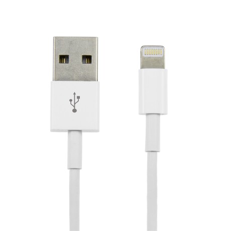 Cable USB A Lightning ARGOM Para IPHONE 3.5MM ARGCB0037 - Blanco Cable USB A Lightning ARGOM Para IPHONE 3.5MM ARGCB0037 - Blanco
