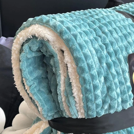 Frazada Fleece Extra Soft Lisa Reversible C/Corderito 100% Poliéster 200cm x 230cm Frazada Fleece Extra Soft Lisa Reversible C/Corderito 100% Poliéster 200cm x 230cm