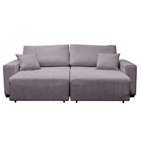 SOFA RETRÁCTIL 3 CUERPOS TELA GRIS CONNECTICUT