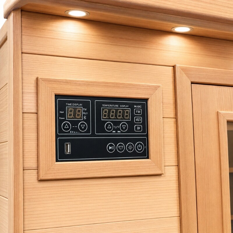 CCN SALA DE SAUNA INFRARROJOS PARA 2 PERSONAS Ccn Sala De Sauna Infrarrojos Para 2 Personas