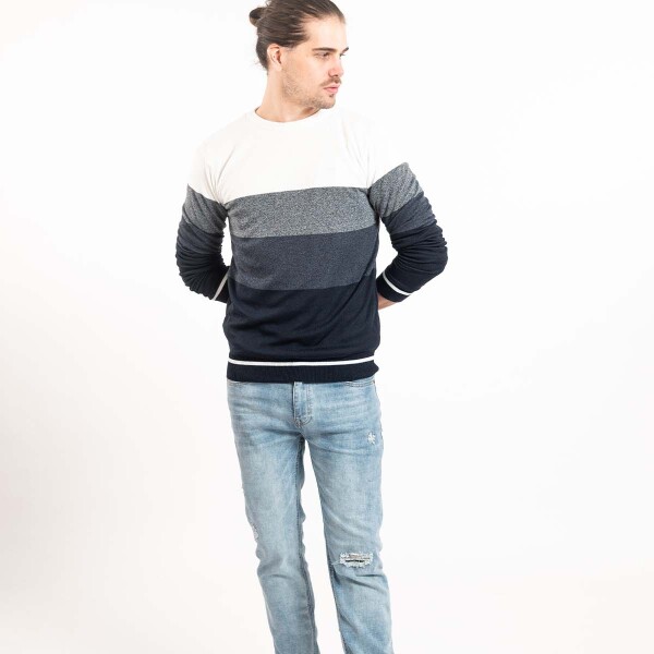 Sweater Stripe White