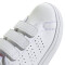 Championes Infantiles Adidas Advantage Base 2.0 Blanco - Rosado