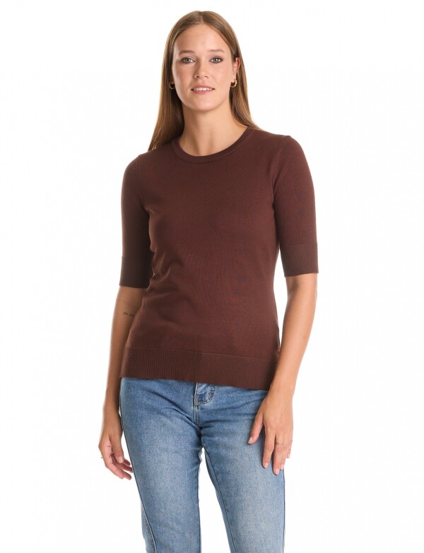 Buzo Basico MARRON