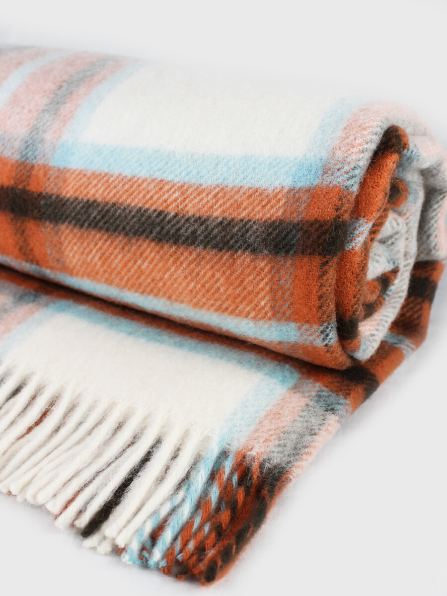 Manta 100% Lana - Cuadros 1 