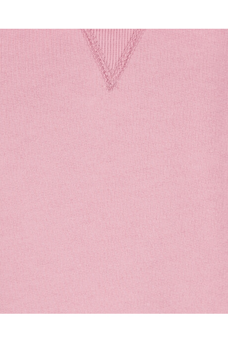 Canguro de algodón con felpa, rosado Sin color