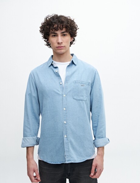 Camisa Bran Light Blue