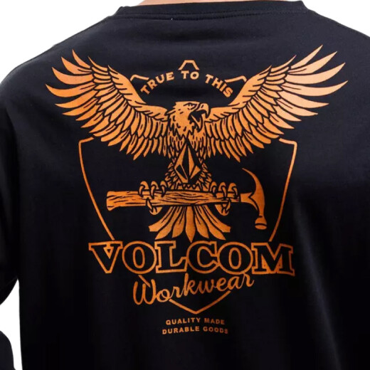 Remera Volcom ABG Organic Rawline - Negro Remera Volcom ABG Organic Rawline - Negro