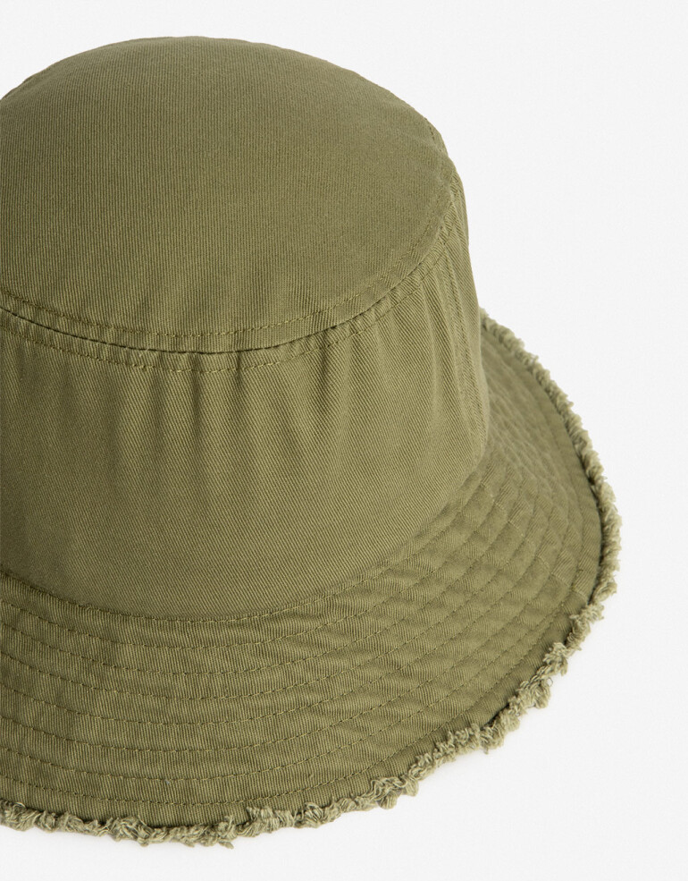 Sombreros Sombrero Piluso Desflecado - Verde Militar