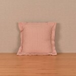 Almohadón Deco Cloque 40 x 40 cm Rosa