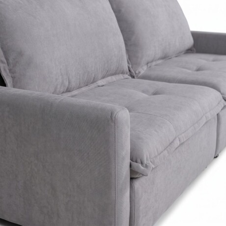 Sofá Cama Oliver - Tela Microfibra 12091 (Gris)